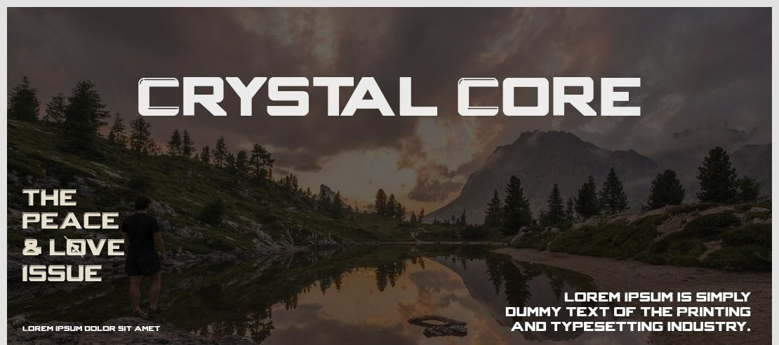 Crystal Core Font Family