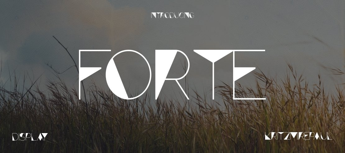 Forte Font Family