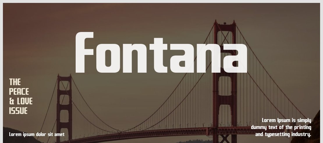 Fontana Font Family
