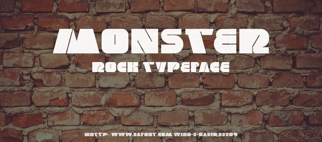 MONSTER ROCK Font Family