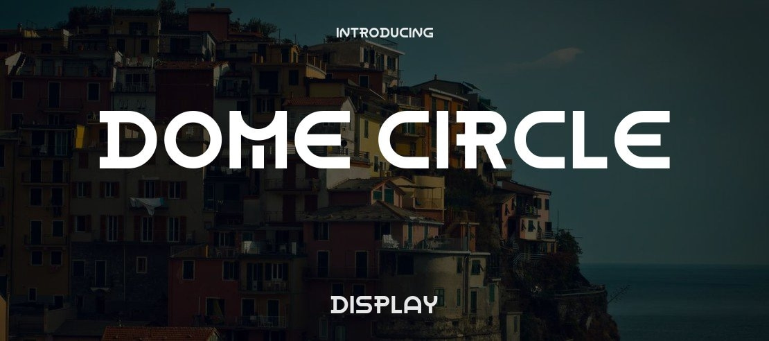 Dome Circle Font