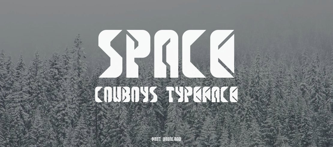 SPACE COWBOYS Font