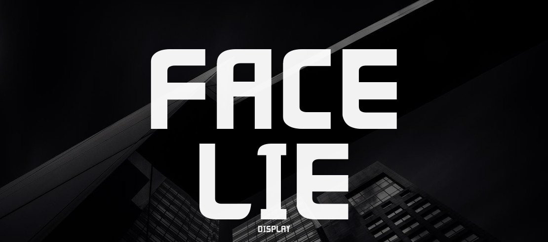 Face Lie Font