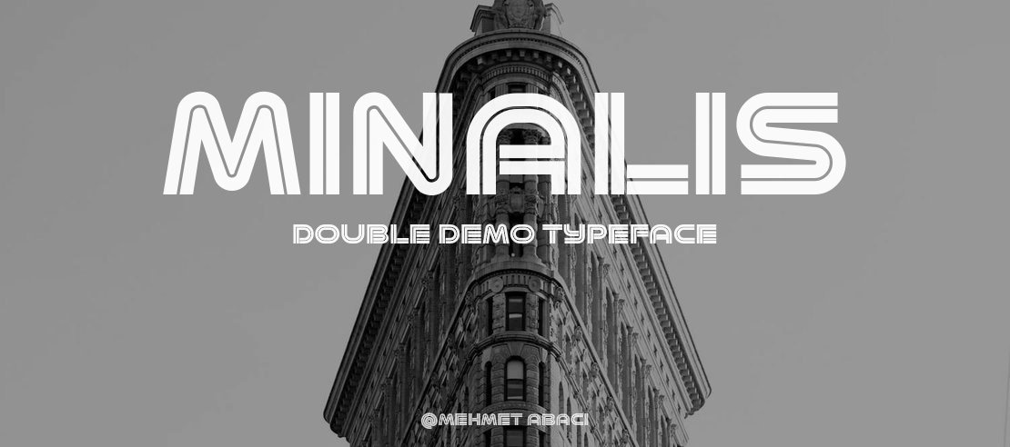 Minalis Double Demo Font