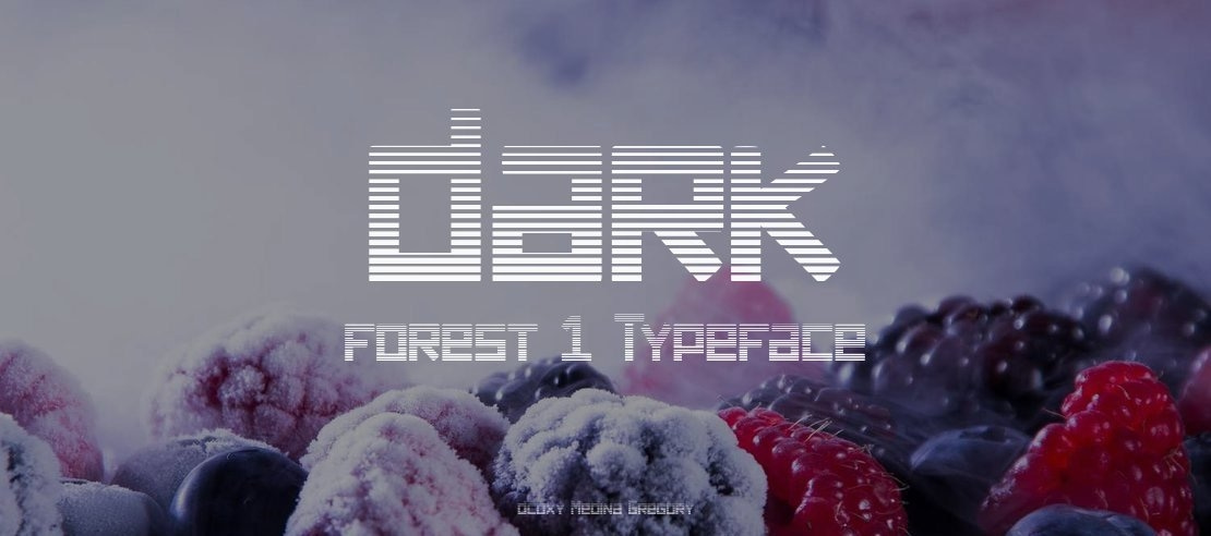 dark forest 1 Font Family