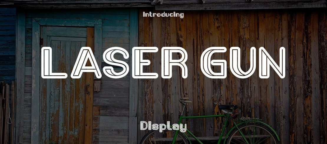 LASER GUN Font Family