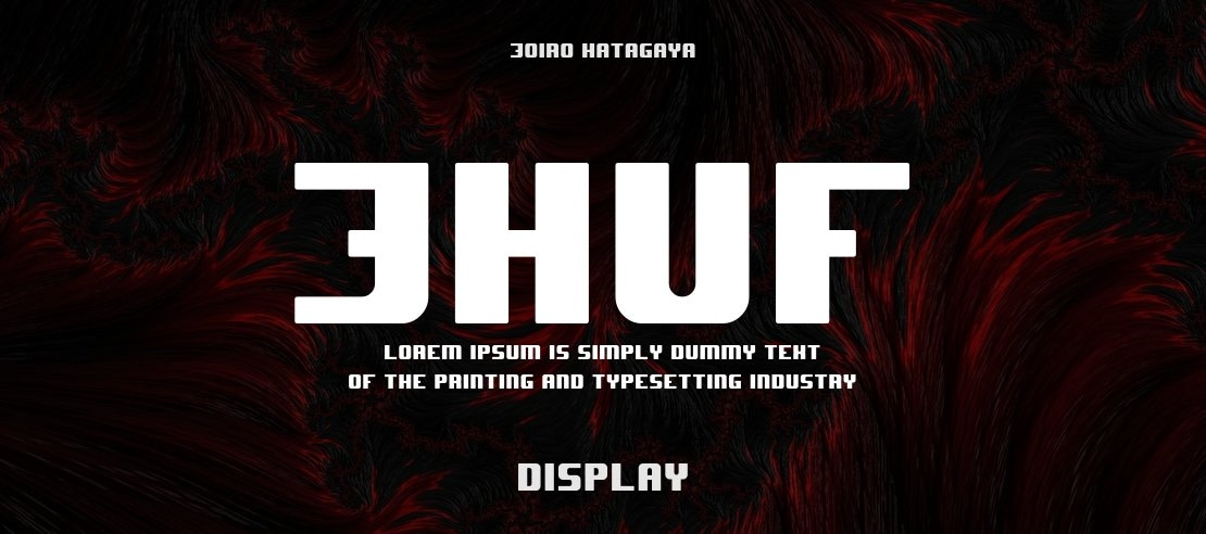 JHUF Font