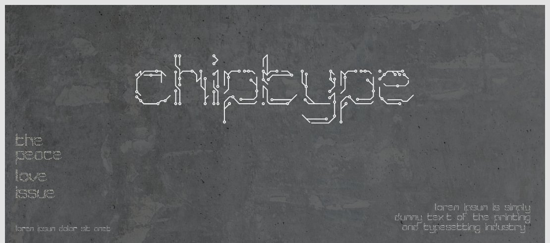 Chiptype Font