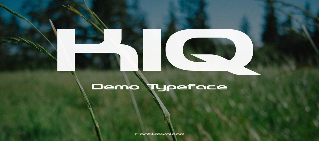 KIQ Demo Font