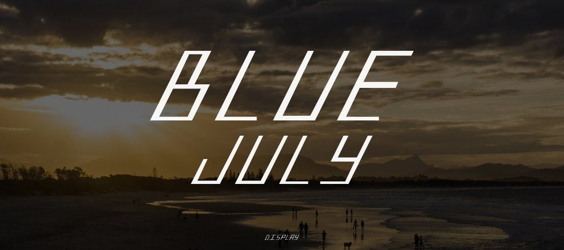 Blue July Font Family