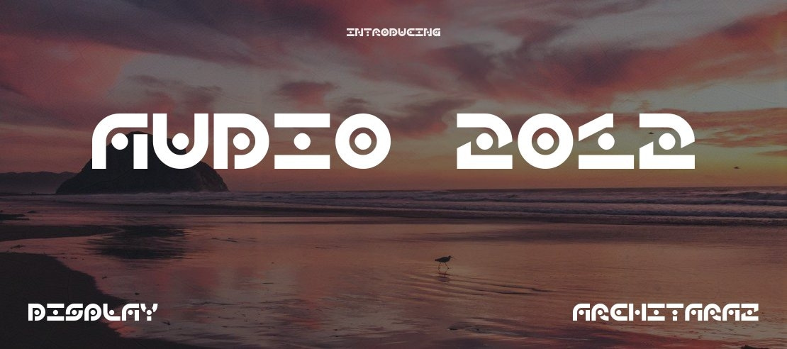 audio 2012 Font