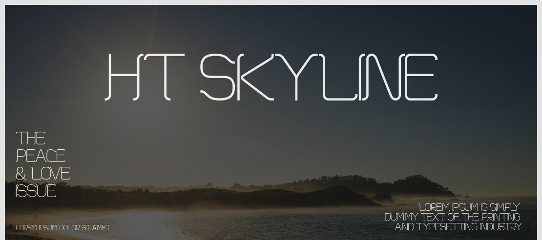 HT Skyline Font