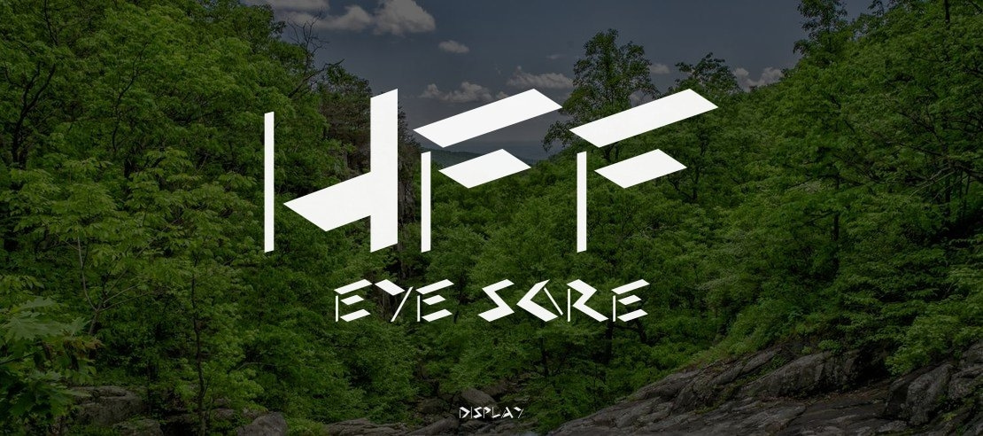 HFF Eye Sore Font