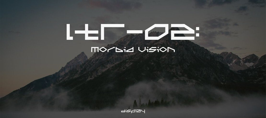 LTR-02: Morbid Vision Font