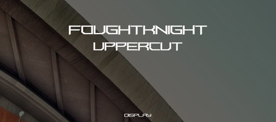 FoughtKnight UpperCut Font