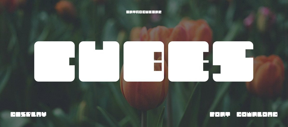 Cubes Font