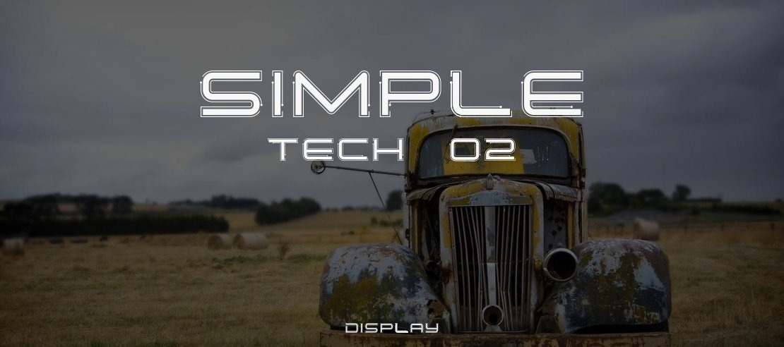 Simple Tech  02 Font