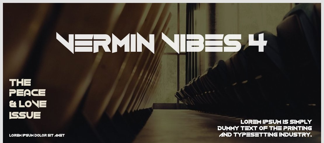 Vermin Vibes 4 Font