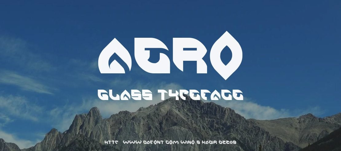 AERO GLASS Font