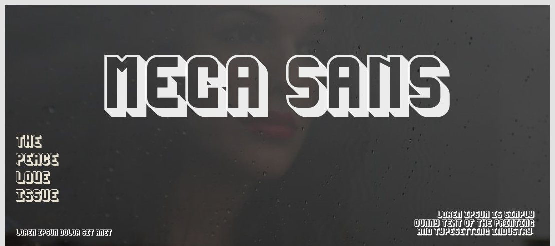 Mega Sans Font