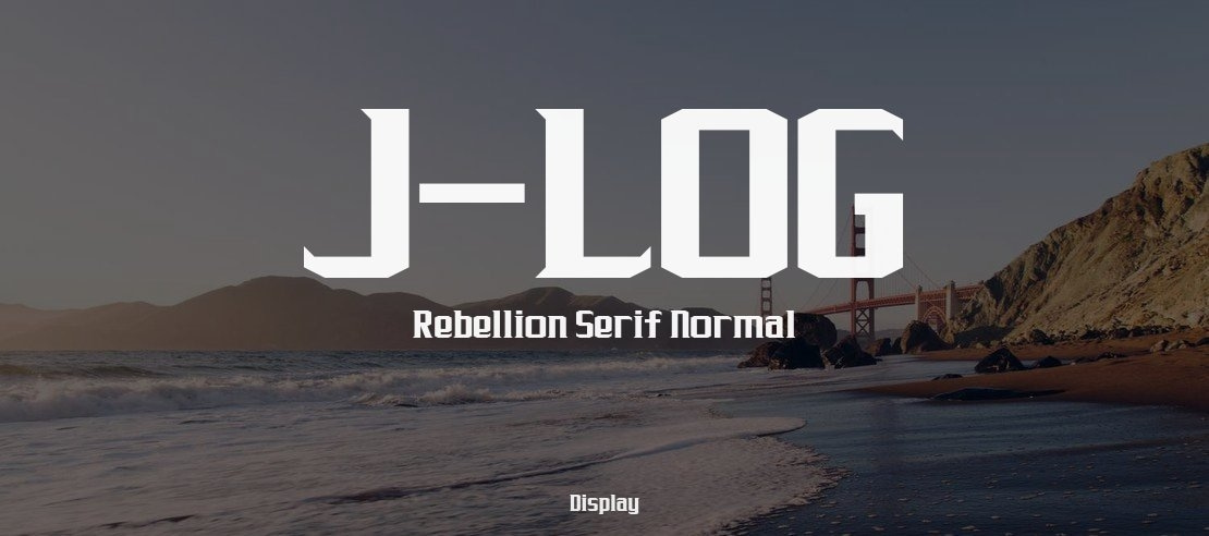 J-LOG Rebellion Serif Normal Font Family