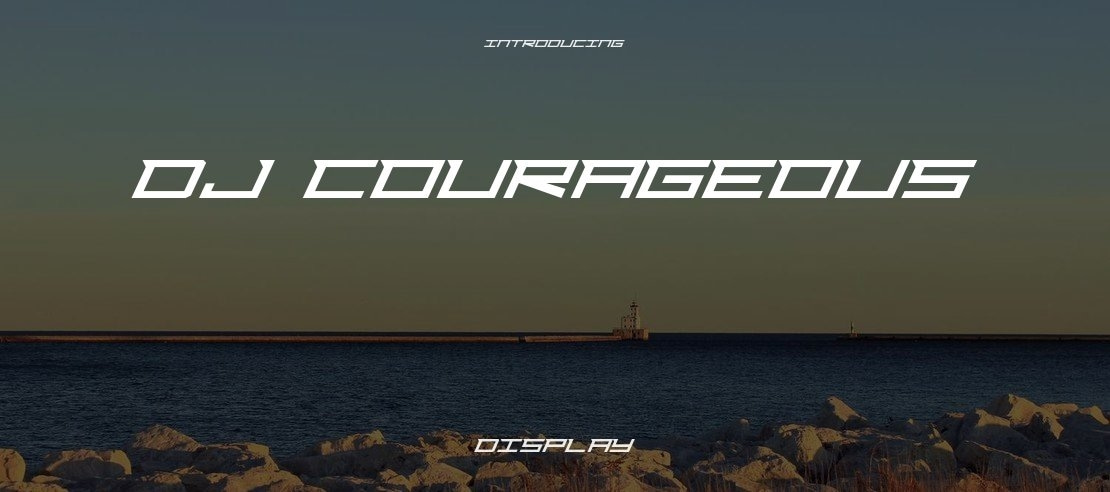 Dj Courageous Font