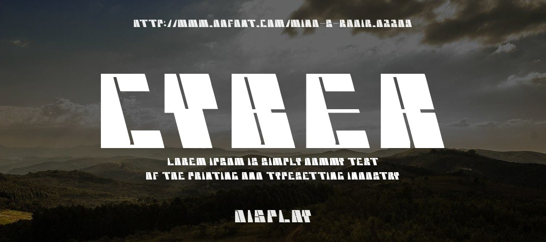 CYBER Font Family