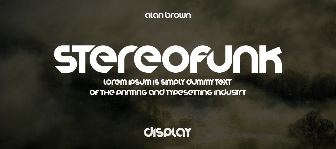 Stereofunk Font