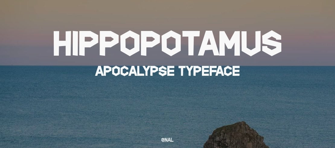 Hippopotamus Apocalypse Font