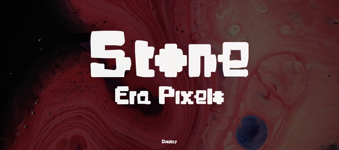 Stone Era Pixels Font