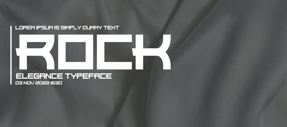 Rock Elegance Font