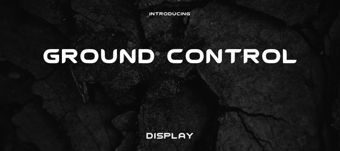 Ground Control Font