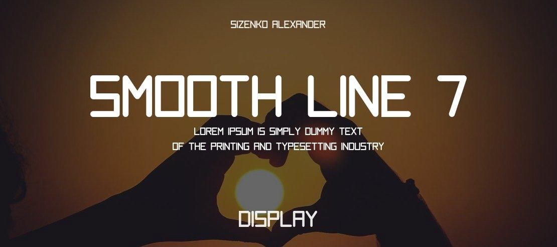 Smooth Line 7 Font