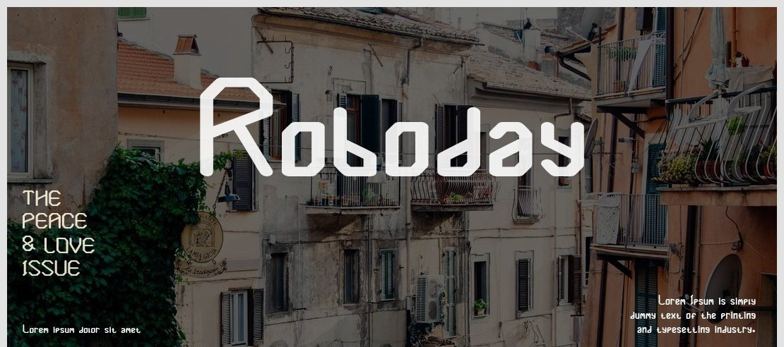 Roboday Font