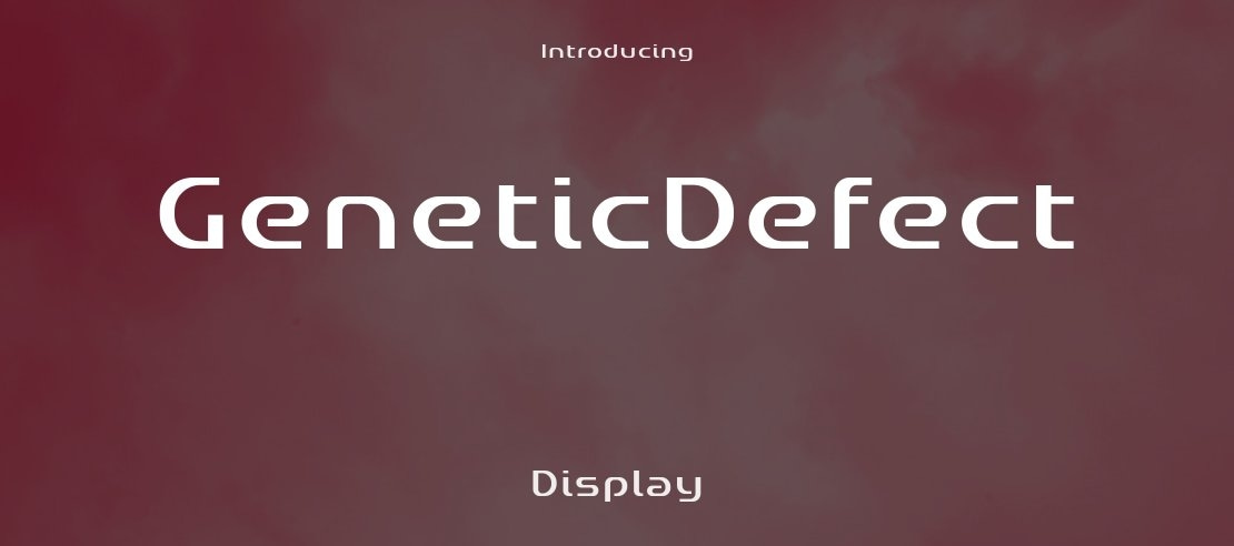 GeneticDefect Font