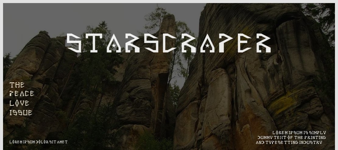 Starscraper Font