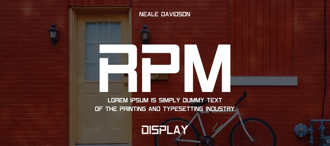 RPM Font Family