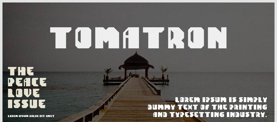 Tomatron Font