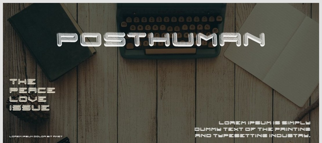 Posthuman Font