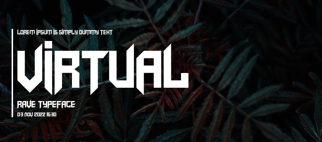 Virtual Rave Font