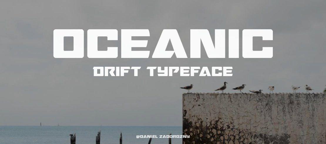 Oceanic Drift Font Family