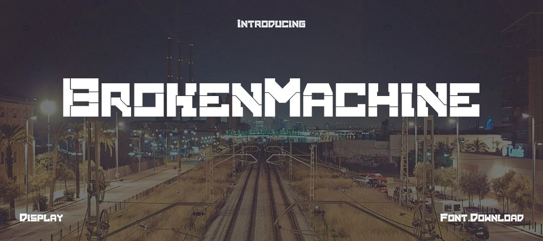 BrokenMachine Font