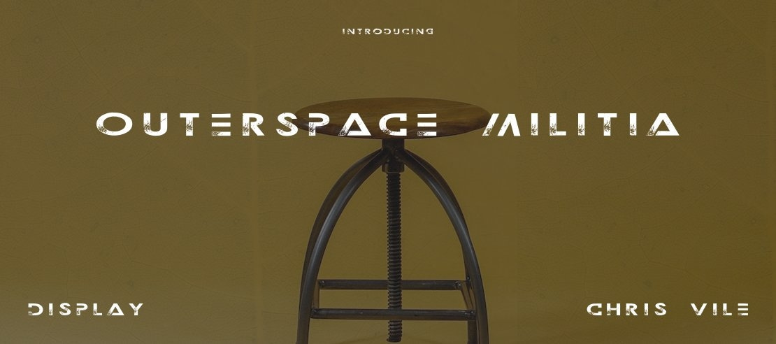 Outerspace Militia Font