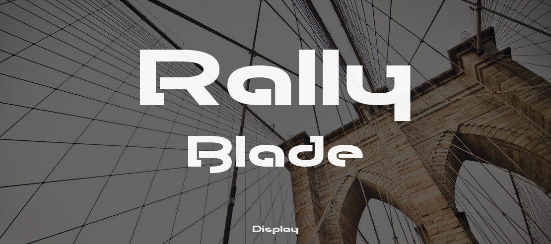 Rally Blade Font