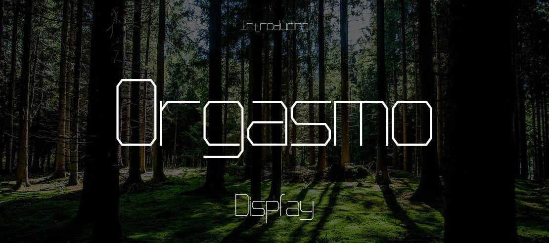 Orgasmo Font