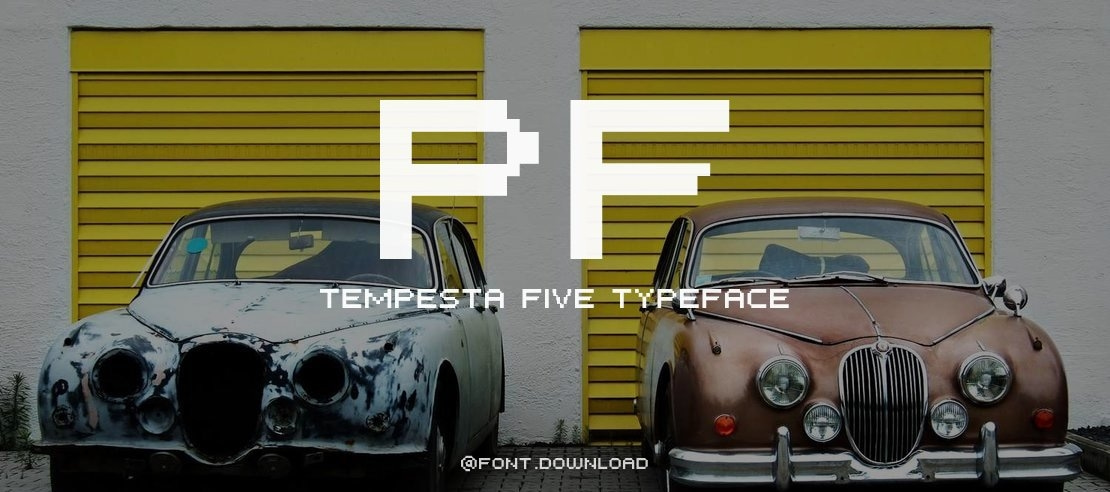 PF Tempesta Five Font Family