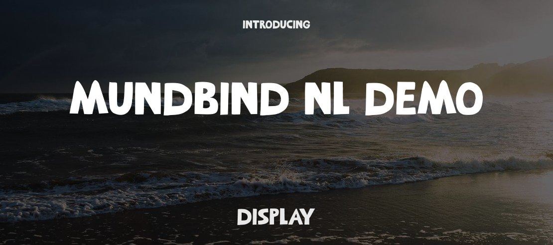 Mundbind NL DEMO Font