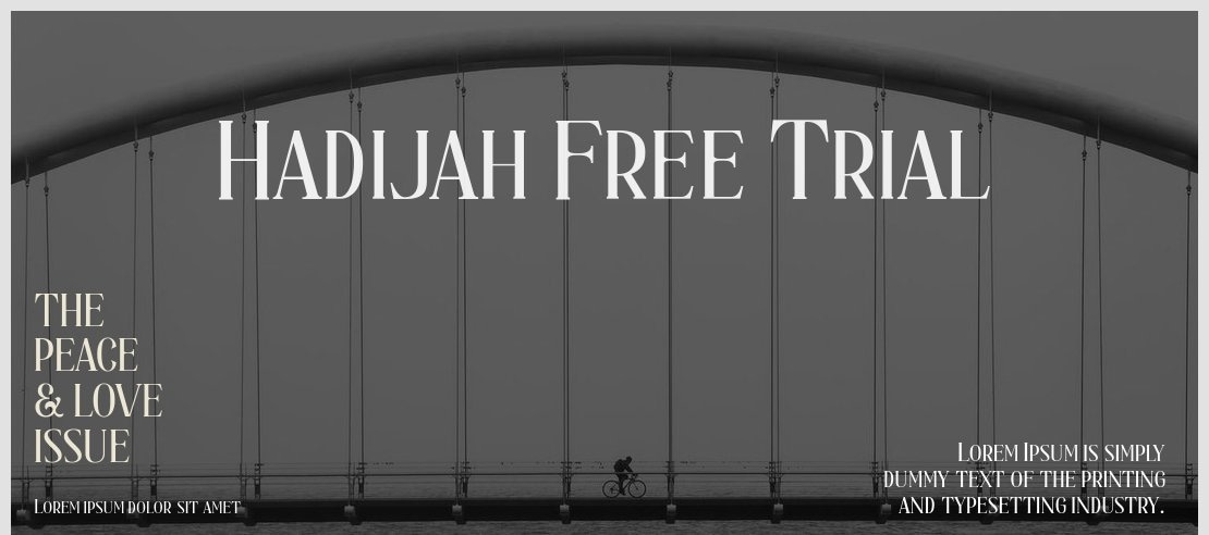 Hadijah Free Trial Font