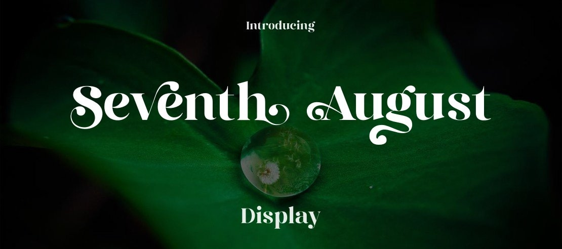 Seventh August Font