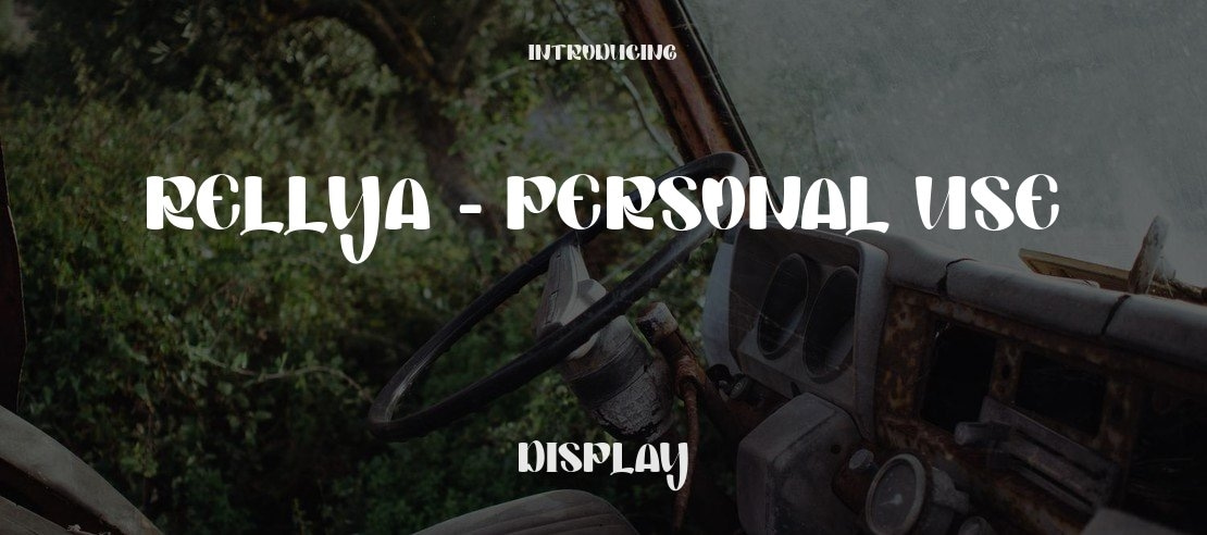 Rellya - PERSONAL USE Font Family